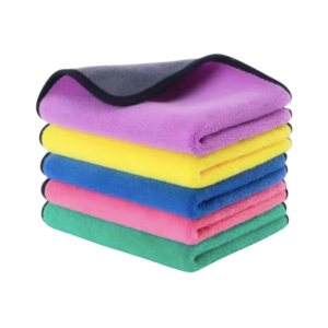 Premium Microfiber Cleaning Cloth 500 GSM – Dual Color (40x60 cm)