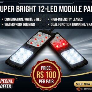 2 pies led light Policea red blue  led light for car and motorcycle bike