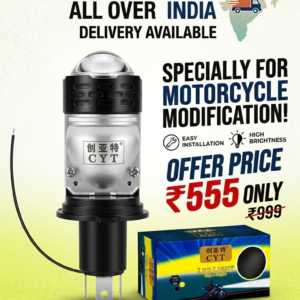 CYT shark eye dual lens with fan high beam low beam suitable for all h4 holder vehicles